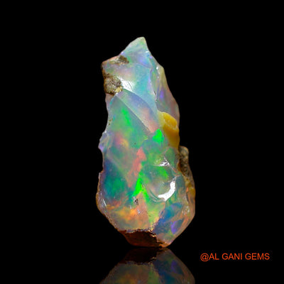 2.00 Cts Unheated Ethiopian Fire Opal Loose Gemstone Fancy Rough Natural 14x8x7 mm E-520