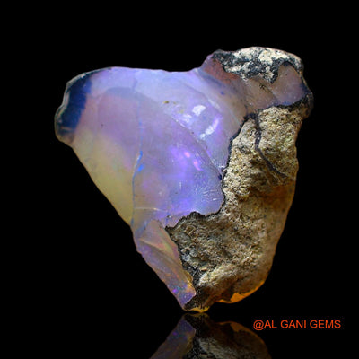 3.00 Cts Natural Ethiopian Fire Opal Loose Gemstone Fancy Rough 13x12x5 mm E-523