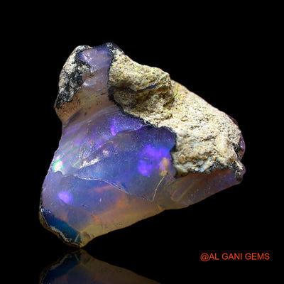 3.00 Cts Natural Ethiopian Fire Opal Loose Gemstone Fancy Rough 13x12x5 mm E-523