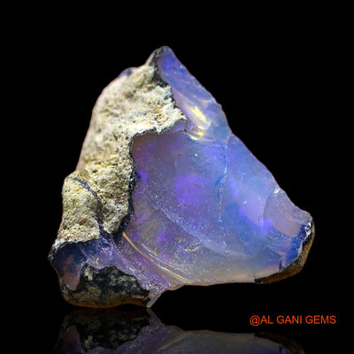 3.00 Cts Natural Ethiopian Fire Opal Loose Gemstone Fancy Rough 13x12x5 mm E-523