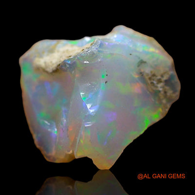 Natural Untreated Fire Opal Loose Gemstone Fancy Rough From Ethiopia 3.00 Cts 12x12x7 mm E-525