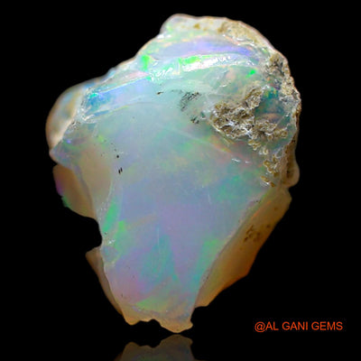 Natural Untreated Fire Opal Loose Gemstone Fancy Rough From Ethiopia 3.00 Cts 12x12x7 mm E-525