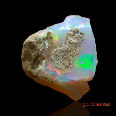 Natural Untreated Fire Opal Loose Gemstone Fancy Rough From Ethiopia 3.00 Cts 12x12x7 mm E-525