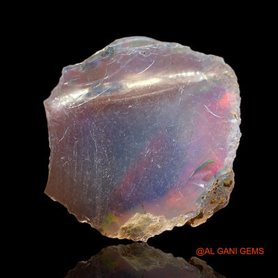 1.00 Cts Unheated Ethiopian Fire Opal Loose Gemstone Fancy Rough Natural 13x12x2 mm E-526