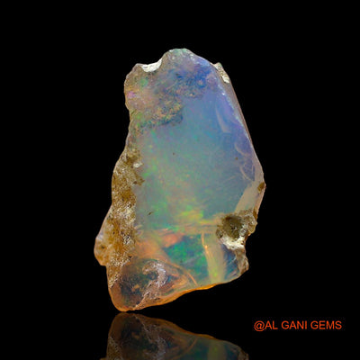 2.00 Cts Natural Ethiopian Fire Opal Fancy Rough Loose Gemstone For Jewelry 15x9x7 mm E-529