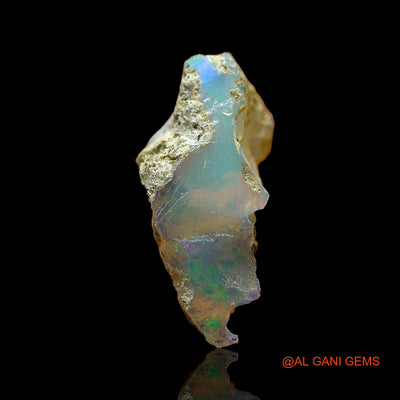 3.00 Cts Unheated Ethiopian Fire Opal Loose Gemstone Fancy Rough Natural 18x8x9 mm E-531