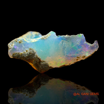 3.00 Cts Unheated Ethiopian Fire Opal Loose Gemstone Fancy Rough Natural 18x8x9 mm E-531