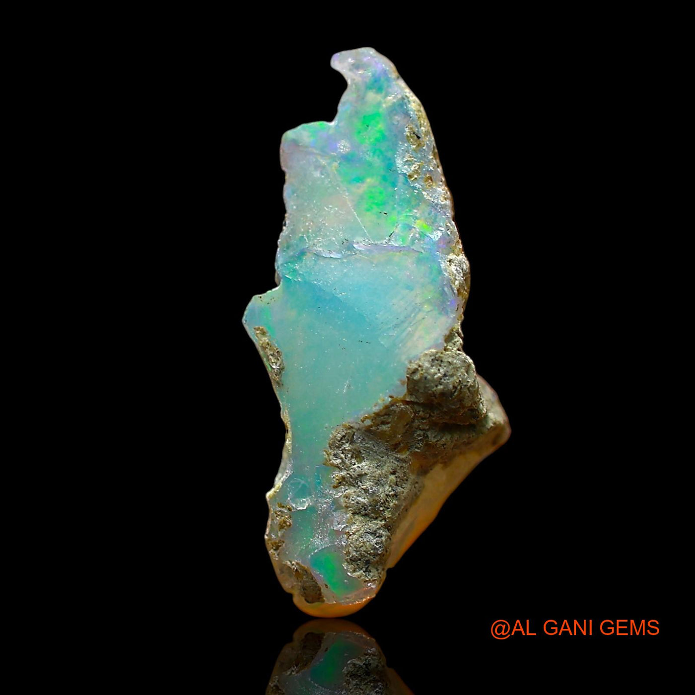 3.00 Cts Unheated Ethiopian Fire Opal Loose Gemstone Fancy Rough Natural 18x8x9 mm E-531
