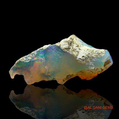 3.00 Cts Unheated Ethiopian Fire Opal Loose Gemstone Fancy Rough Natural 18x8x9 mm E-531
