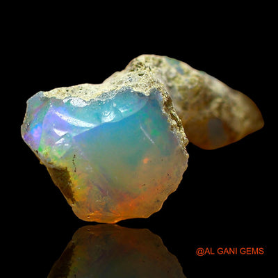 3.00 Cts Unheated Ethiopian Fire Opal Loose Gemstone Fancy Rough Natural 18x8x9 mm E-531