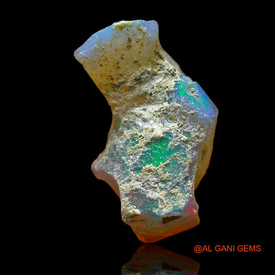 Natural Untreated Fire Opal Loose Gemstone Fancy Rough From Ethiopia 3.00 Cts 16x10x8 mm E-532