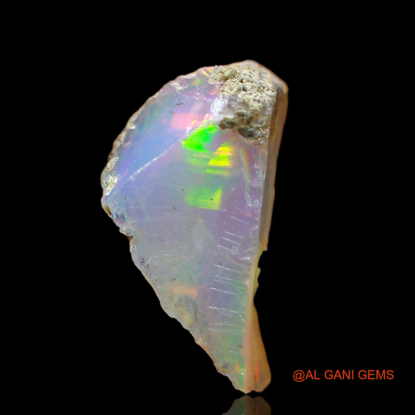 2.00 Cts Natural Ethiopian Fire Opal Loose Gemstone Fancy Rough 14x8x6 mm E-534