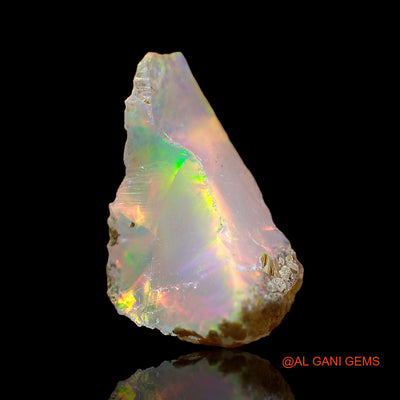 2.00 Cts Natural Ethiopian Fire Opal Loose Gemstone Fancy Rough 14x8x6 mm E-534
