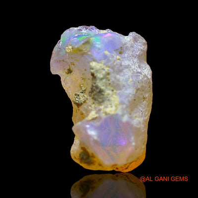 3.00 Cts Natural Ethiopian Fire Opal Loose Gemstone Fancy Rough 13x9x7 mm E-535