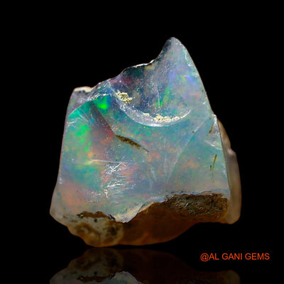Natural Fire Opal Gemstone 4.00 Cts Loose Fancy Rough From Ethiopia 12x10x8 mm E-538