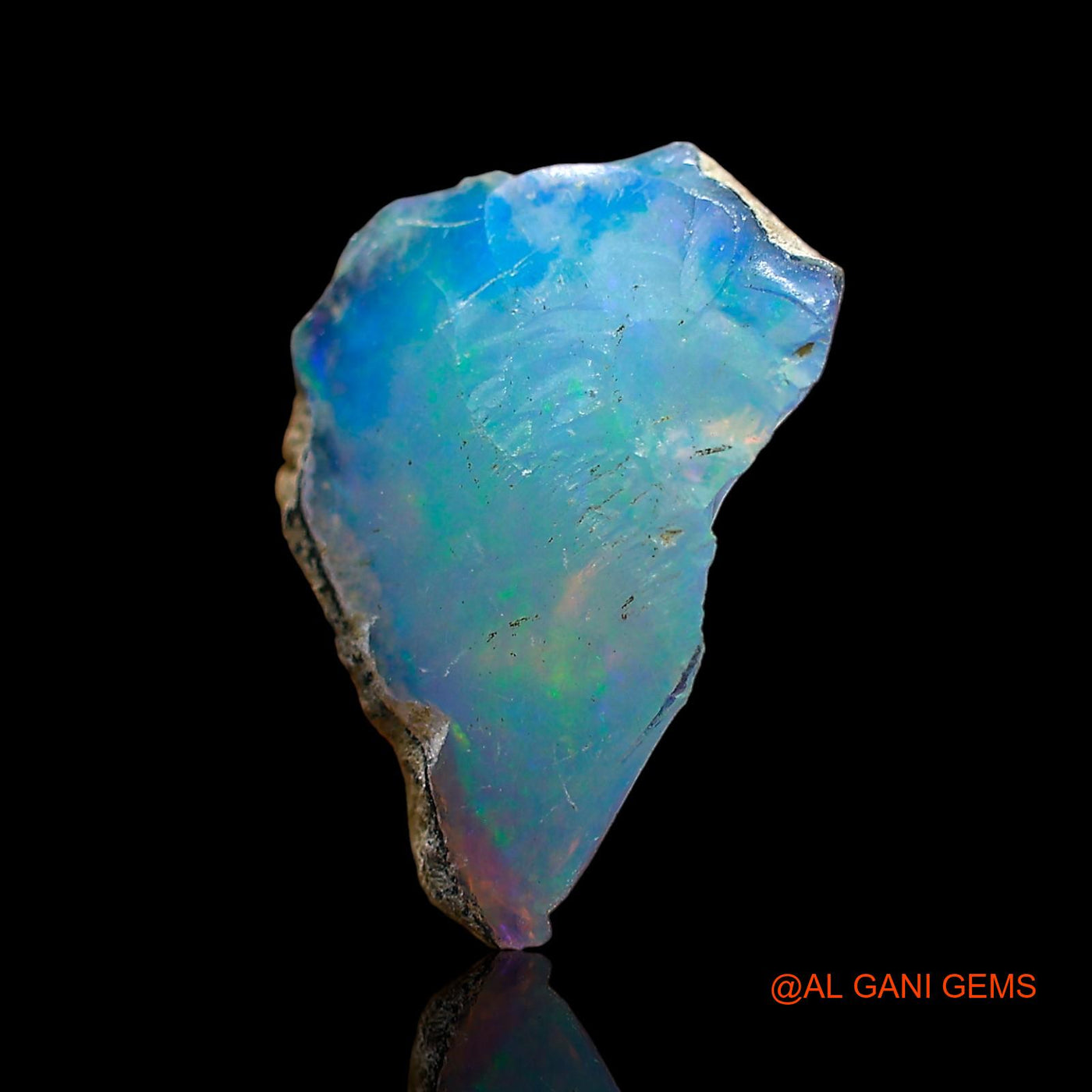 2.00 Cts Natural Ethiopian Fire Opal Fancy Rough Loose Gemstone For Jewelry 13x8x5 mm E-539