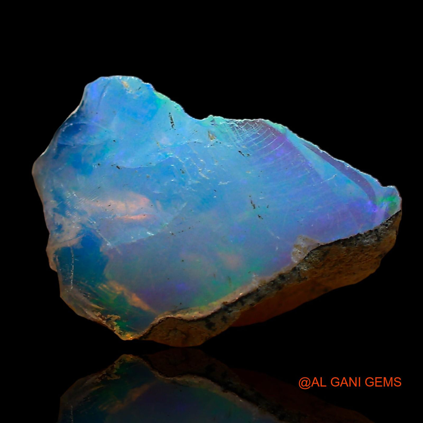 2.00 Cts Natural Ethiopian Fire Opal Fancy Rough Loose Gemstone For Jewelry 13x8x5 mm E-539