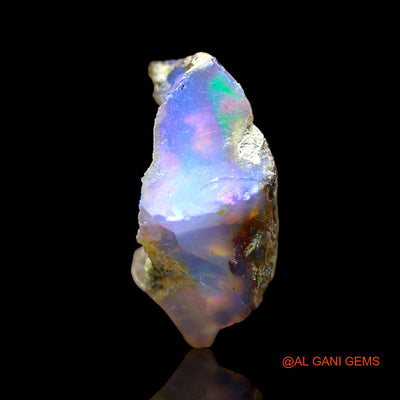 Natural Untreated Fire Opal Loose Gemstone Fancy Rough From Ethiopia 3.00 Cts 15x8x6 mm E-543