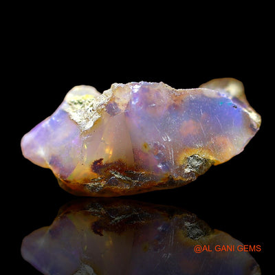 Natural Untreated Fire Opal Loose Gemstone Fancy Rough From Ethiopia 3.00 Cts 15x8x6 mm E-543