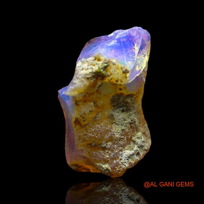 Natural Untreated Fire Opal Loose Gemstone Fancy Rough From Ethiopia 3.00 Cts 15x8x6 mm E-543