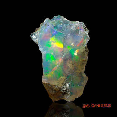2.00 Cts Natural Ethiopian Fire Opal Loose Gemstone Fancy Rough 12x9x6 mm E-544
