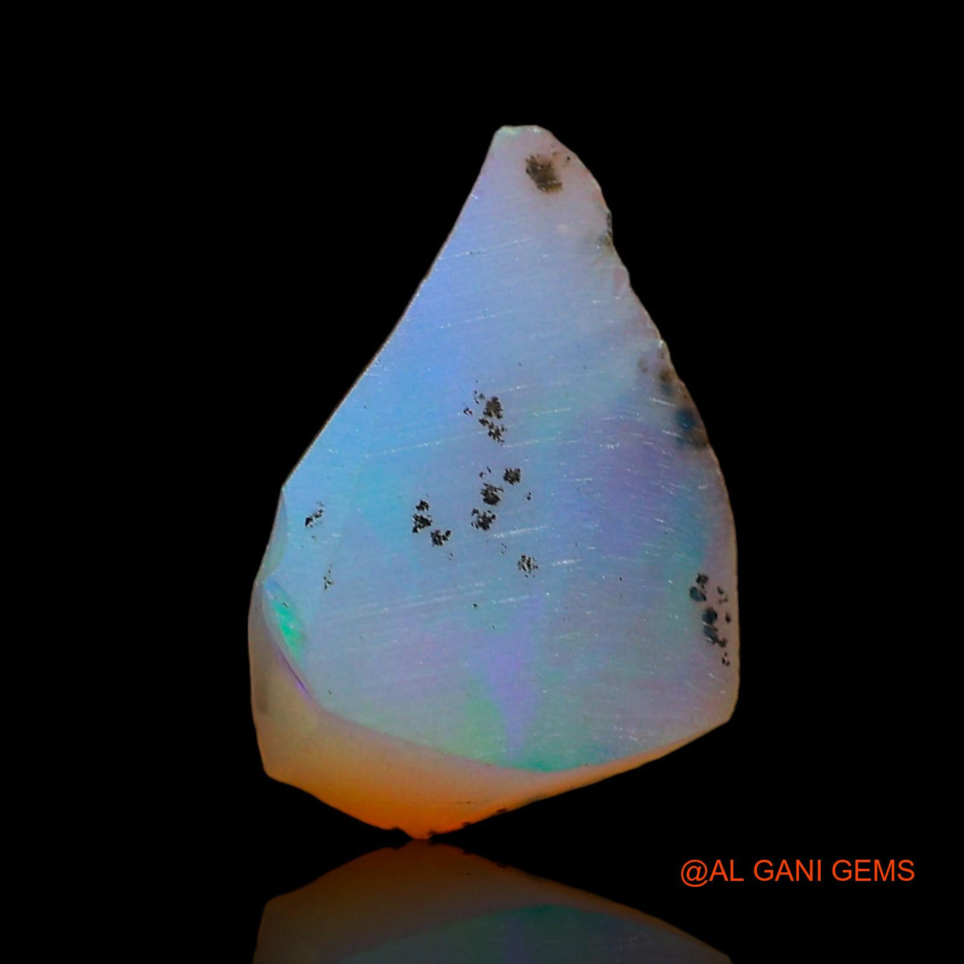 2.00 Cts Natural Ethiopian Fire Opal Fancy Rough Loose Gemstone For Jewelry 13x9x5 mm E-546