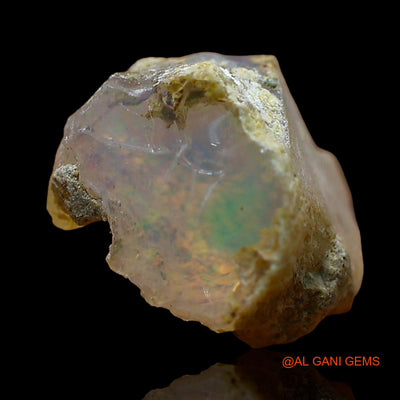 4.00 Cts Natural Ethiopian Fire Opal Loose Gemstone Fancy Rough 12x11x8 mm E-548