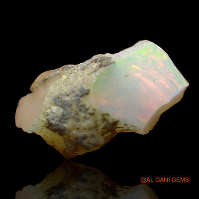 3.00 Cts Natural Ethiopian Fire Opal Loose Gemstone Fancy Rough 12x9x6 mm E-549