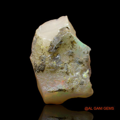 3.00 Cts Natural Ethiopian Fire Opal Loose Gemstone Fancy Rough 12x9x6 mm E-549