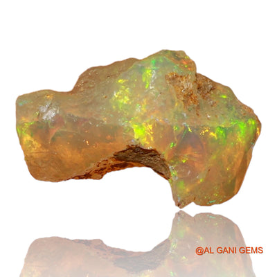 2.00 Cts Natural Ethiopian Fire Opal Fancy Rough Loose Gemstone For Jewelry 13x9x7 mm E-54
