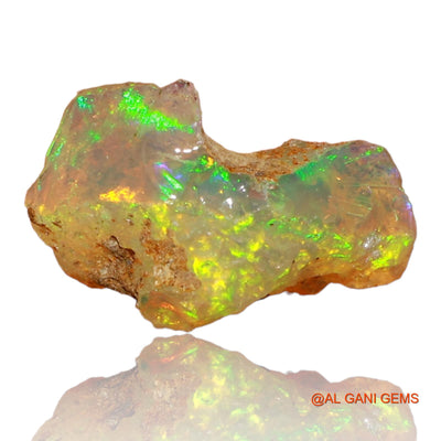 2.00 Cts Natural Ethiopian Fire Opal Fancy Rough Loose Gemstone For Jewelry 13x9x7 mm E-54