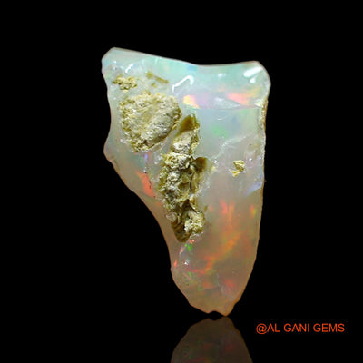 2.00 Cts Natural Ethiopian Fire Opal Loose Gemstone Fancy Rough 12x10x7 mm E-550