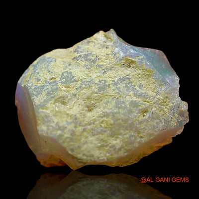 2.00 Cts Natural Ethiopian Fire Opal Loose Gemstone Fancy Rough 12x10x7 mm E-550