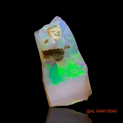 Natural Fire Opal Gemstone 2.00 Cts Loose Fancy Rough From Ethiopia 13x8x7 mm E-552