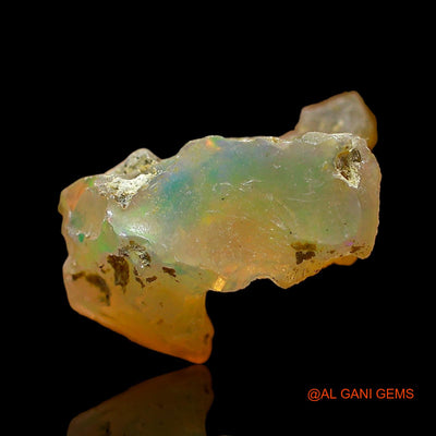 2.00 Cts Natural Ethiopian Fire Opal Loose Gemstone Fancy Rough 12x8x7 mm E-553