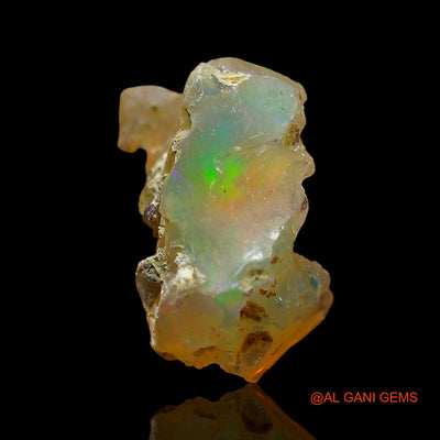 2.00 Cts Natural Ethiopian Fire Opal Loose Gemstone Fancy Rough 12x8x7 mm E-553