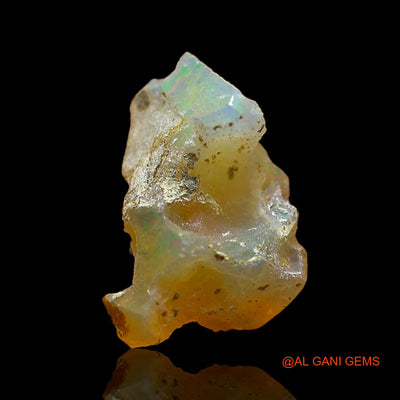 2.00 Cts Natural Ethiopian Fire Opal Loose Gemstone Fancy Rough 12x8x7 mm E-553