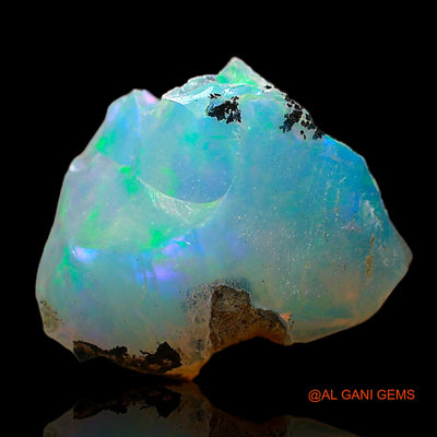 3.00 Cts Natural Ethiopian Fire Opal Loose Gemstone Fancy Rough 12x9x7 mm E-556