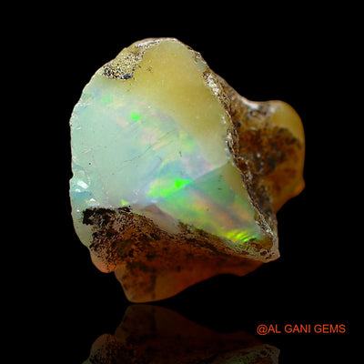 3.00 Cts Unheated Ethiopian Fire Opal Loose Gemstone Fancy Rough Natural 12x11x9 mm E-557