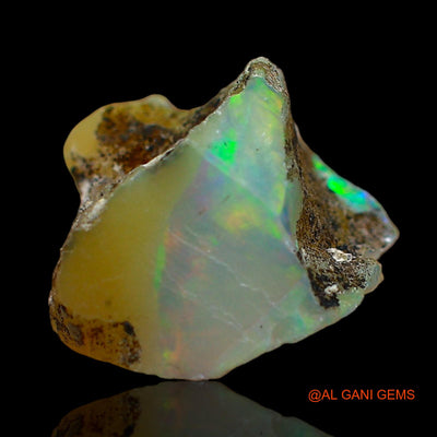 3.00 Cts Unheated Ethiopian Fire Opal Loose Gemstone Fancy Rough Natural 12x11x9 mm E-557