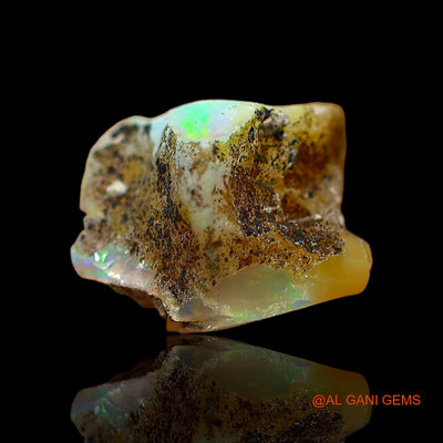 3.00 Cts Unheated Ethiopian Fire Opal Loose Gemstone Fancy Rough Natural 12x11x9 mm E-557