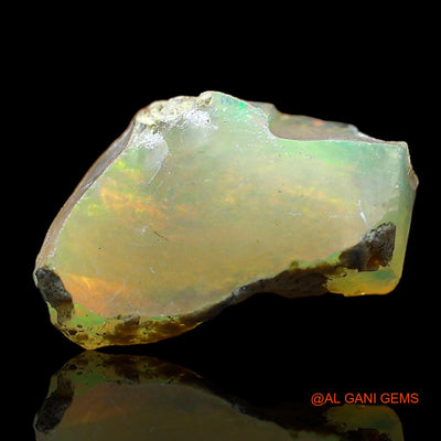 2.00 Cts Natural Ethiopian Fire Opal Loose Gemstone Fancy Rough 13x8x6 mm E-558