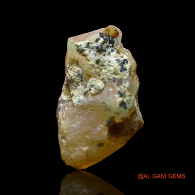 2.00 Cts Natural Ethiopian Fire Opal Loose Gemstone Fancy Rough 13x8x6 mm E-558