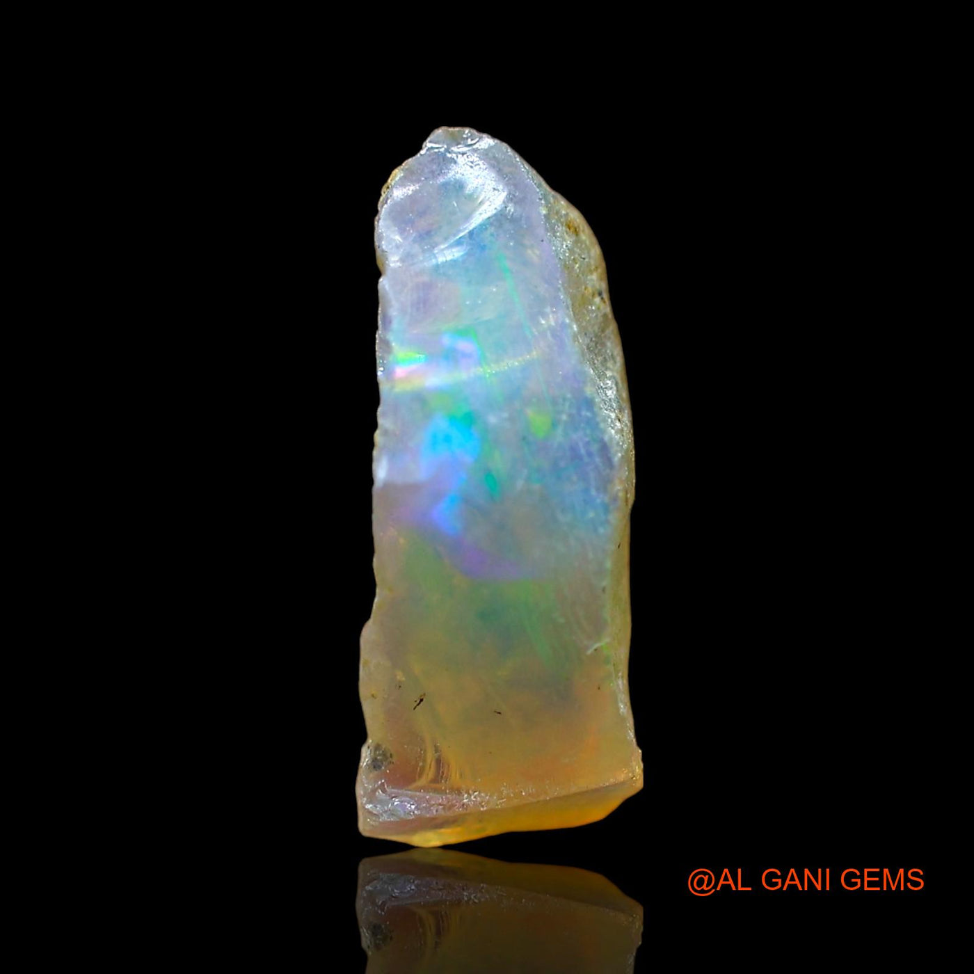 2.00 Cts Unheated Ethiopian Fire Opal Loose Gemstone Fancy Rough Natural 13x8x5 mm E-559