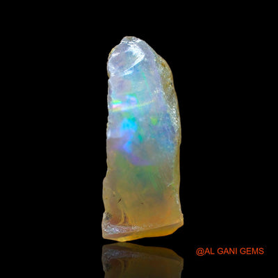 2.00 Cts Unheated Ethiopian Fire Opal Loose Gemstone Fancy Rough Natural 13x8x5 mm E-559