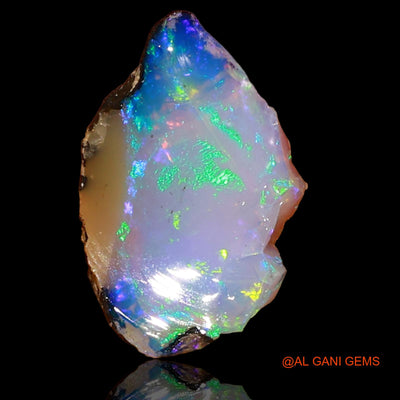Natural Fire Opal Gemstone 2.00 Cts Loose Fancy Rough From Ethiopia 13x8x4 mm E-55