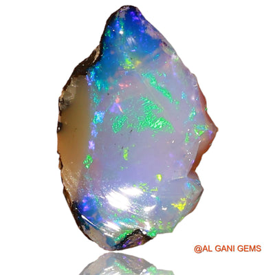 Natural Fire Opal Gemstone 2.00 Cts Loose Fancy Rough From Ethiopia 13x8x4 mm E-55