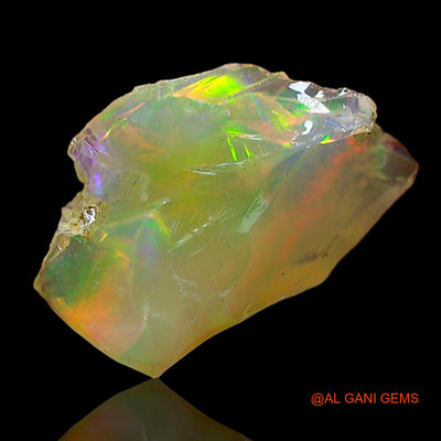 2.00 Cts Natural Ethiopian Fire Opal Loose Gemstone Fancy Rough 11x7x6 mm E-560