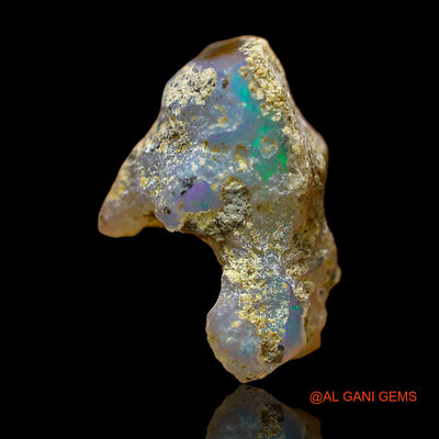 2.00 Cts Natural Ethiopian Fire Opal Loose Gemstone Fancy Rough 12x8x4 mm E-561