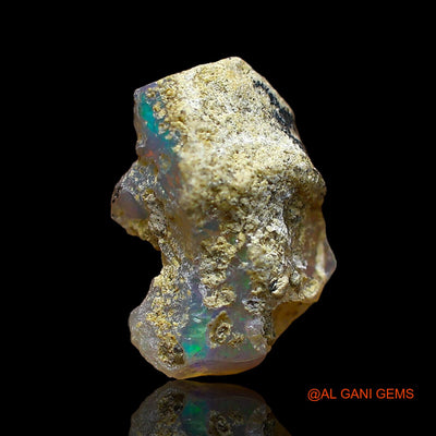 2.00 Cts Natural Ethiopian Fire Opal Loose Gemstone Fancy Rough 12x8x4 mm E-561